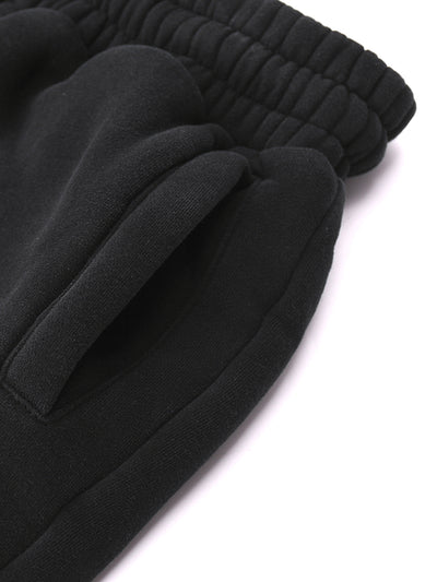 Ethereal Vintage Washed Fleece Joggers - Premium black