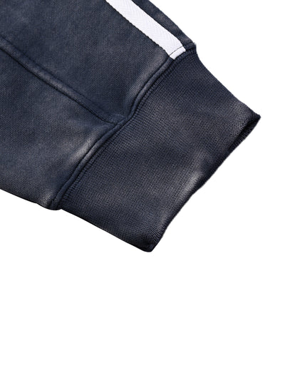 mortenoir,contrast,navy,black,tape,sweatshirt