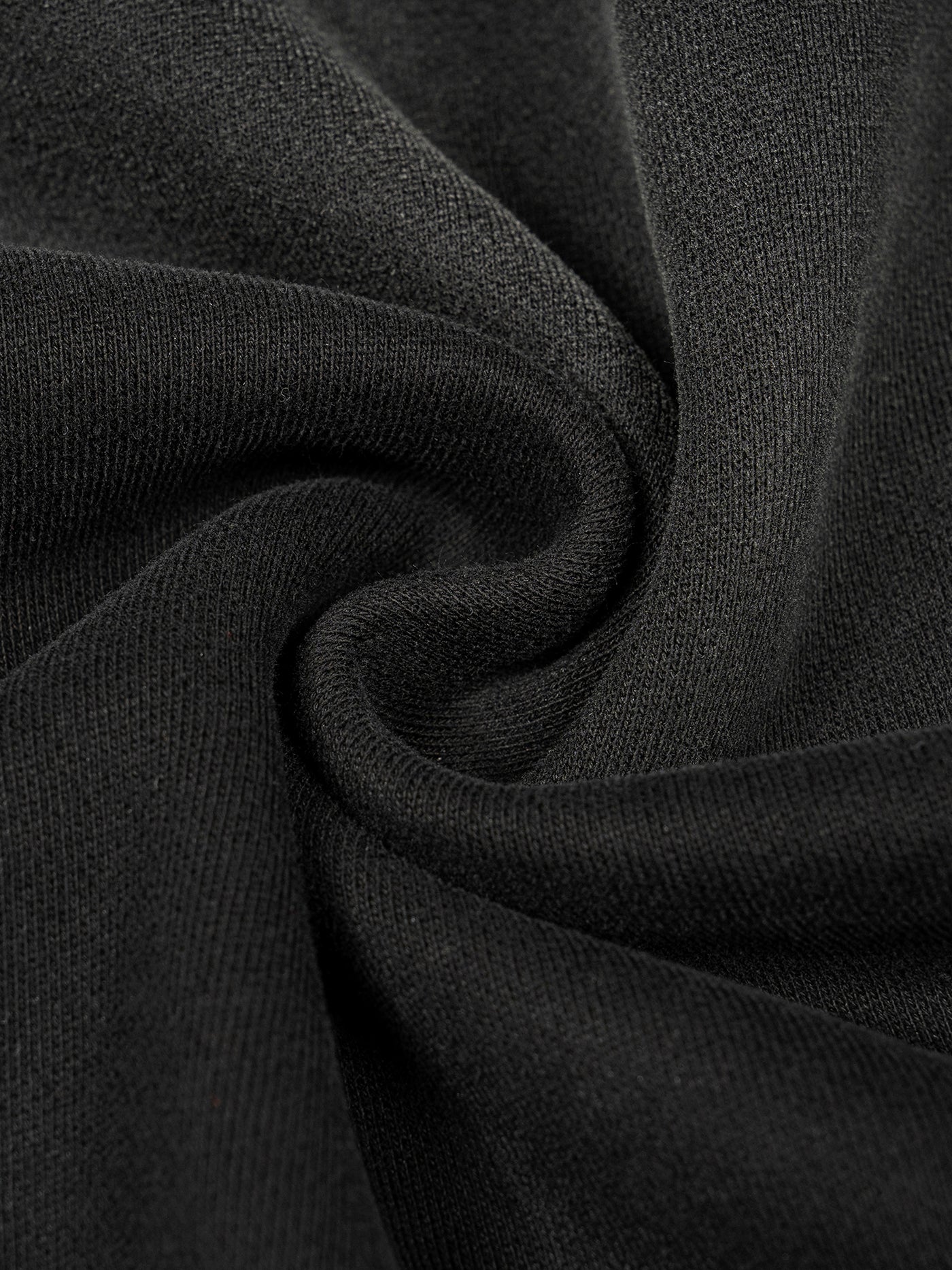 MorteNoir Black Fur-Trimmed Hoodie - Boxy Oversized Zip-Up with Detachable Hood