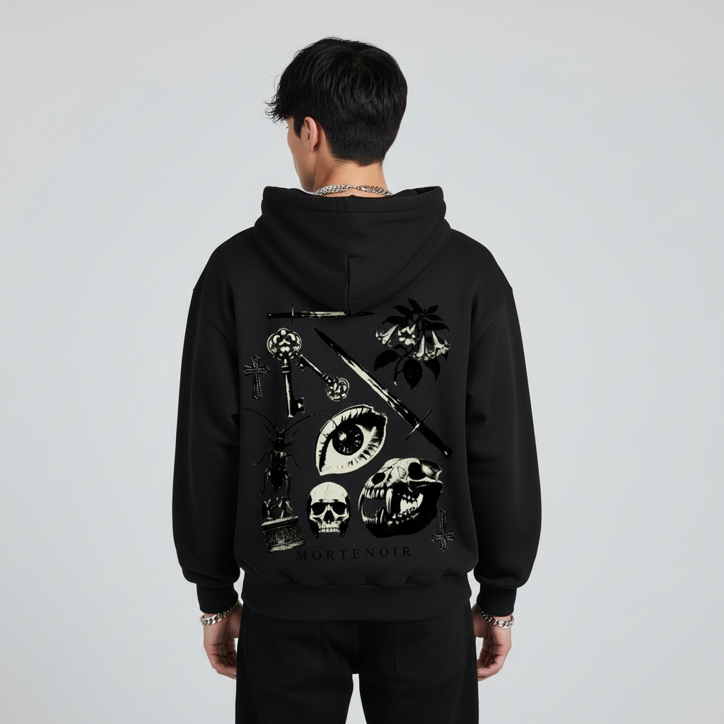 Model back view mockup