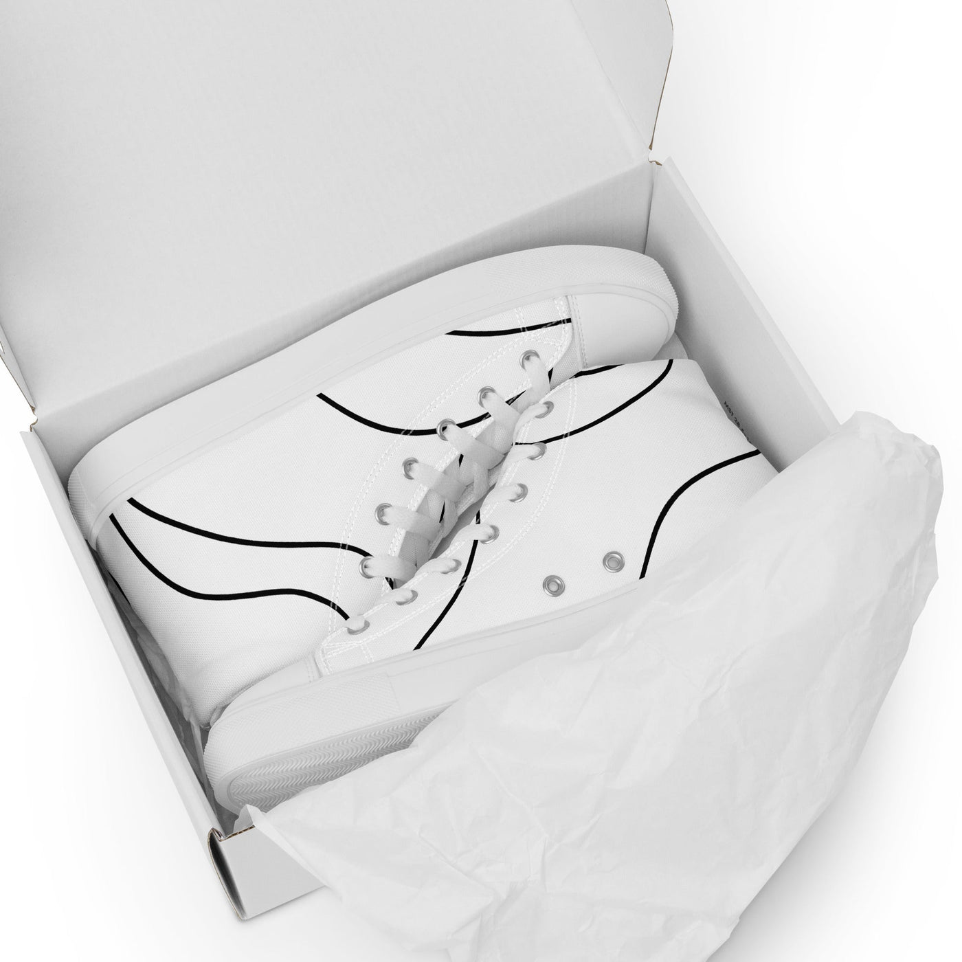 MorteNoir Eclipse High Top Canvas Shoes - Women's Dark Sneakers - MorteNoir