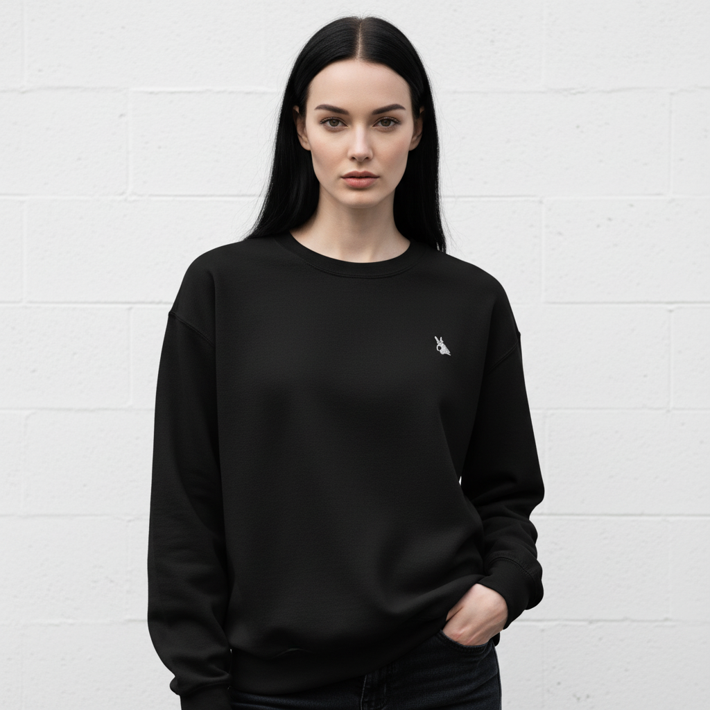MorteNoir ANXIETY Shadow Sweatshirt - Female Front View