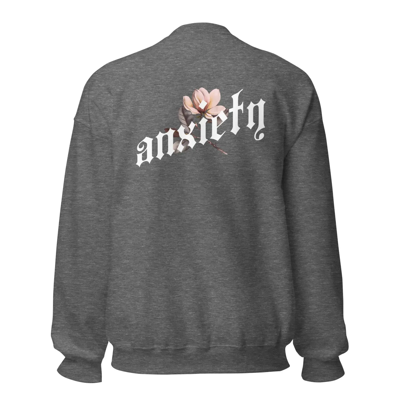 MorteNoir ANXIETY Shadow Sweatshirt - Unisex Cotton Blend - MorteNoir