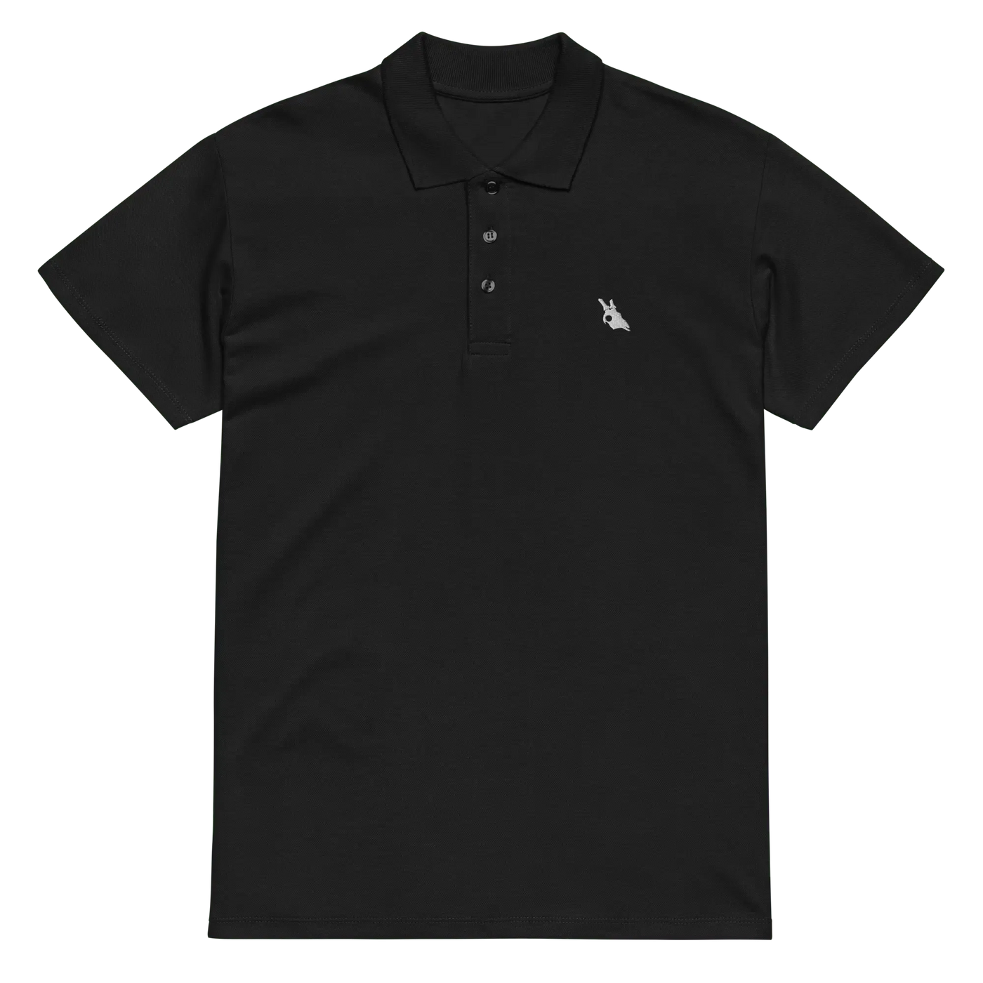 MorteNoir Premium pique polo shirt - MorteNoir