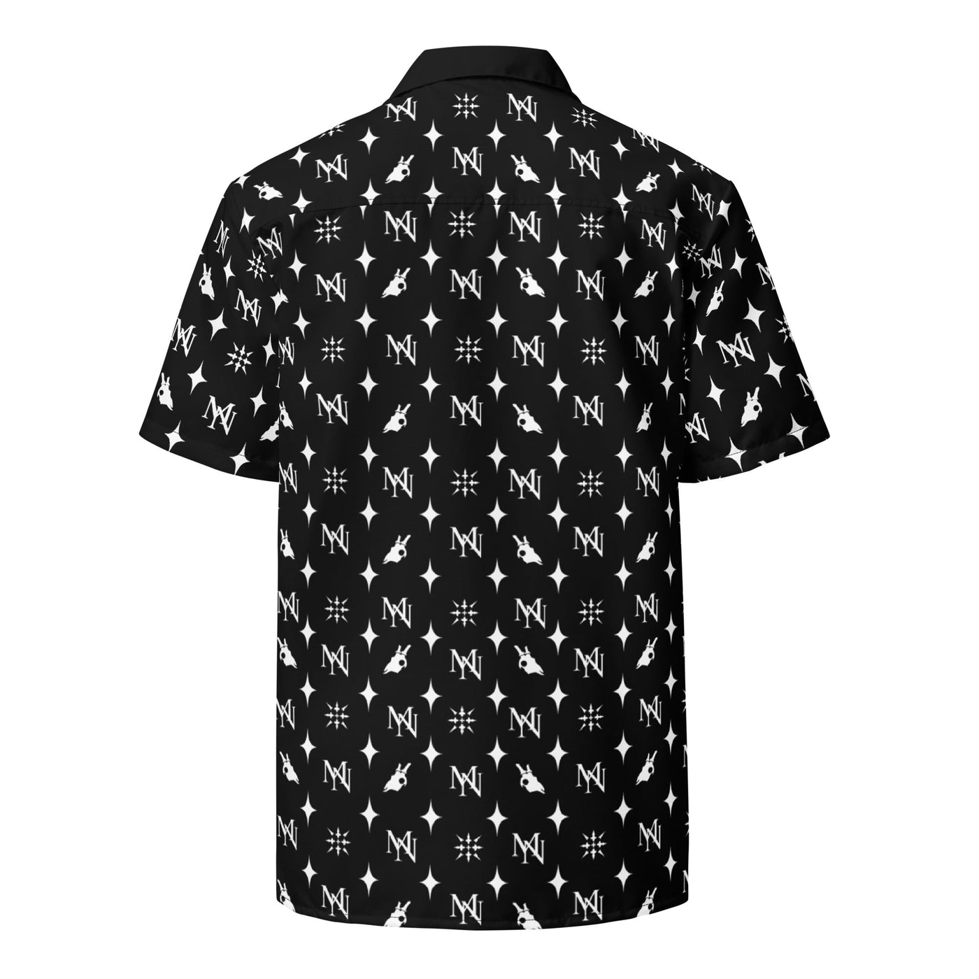 MorteNoir Nocturne Print Button Shirt - All - Over Print Statement - MorteNoir