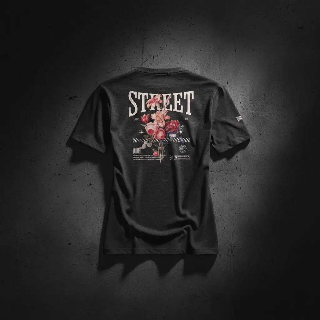 MorteNoir STREET Noir Relaxed Tee - Women's Soft Cotton - MorteNoir