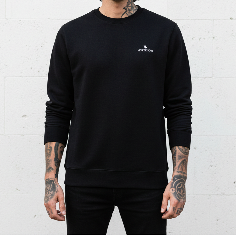 MorteNoir Eco Twilight Sweatshirt - Male Brand Model