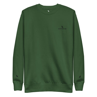 MorteNoir Obsidian Classic Sweatshirt - Premium Fleece Comfort - MorteNoir
