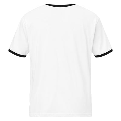 MorteNoir Noir Ringer Tee - Contrast Trim Relaxed Fit T-Shirt - MorteNoir