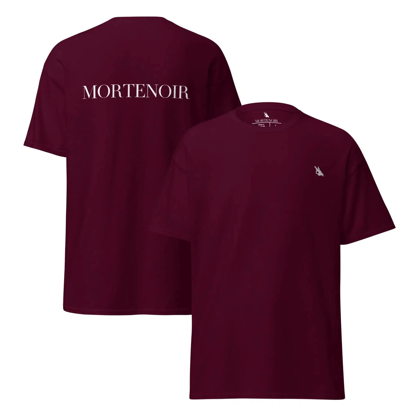 MorteNoir Phantom Classic Tee - 100% Cotton Unisex Streetwear - MorteNoir