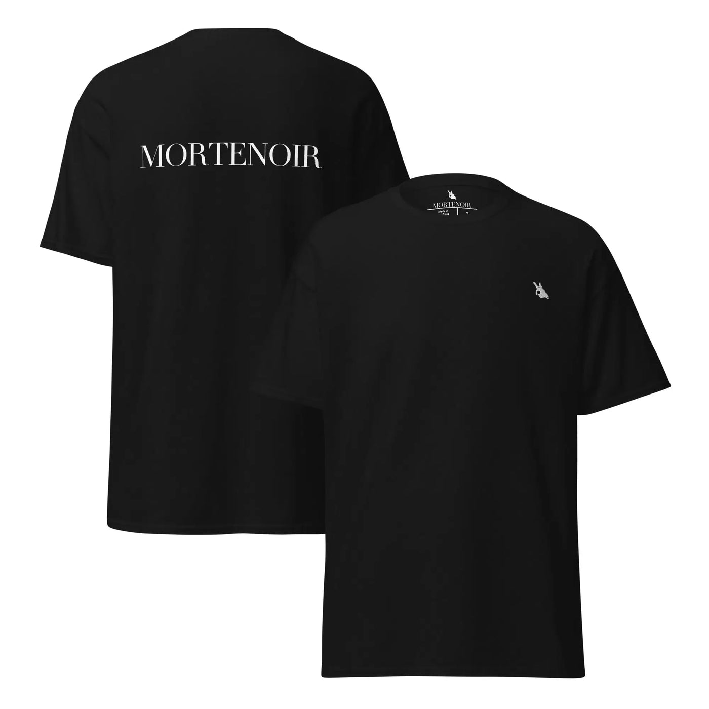MorteNoir Phantom Classic Tee - 100% Cotton Unisex Streetwear - MorteNoir