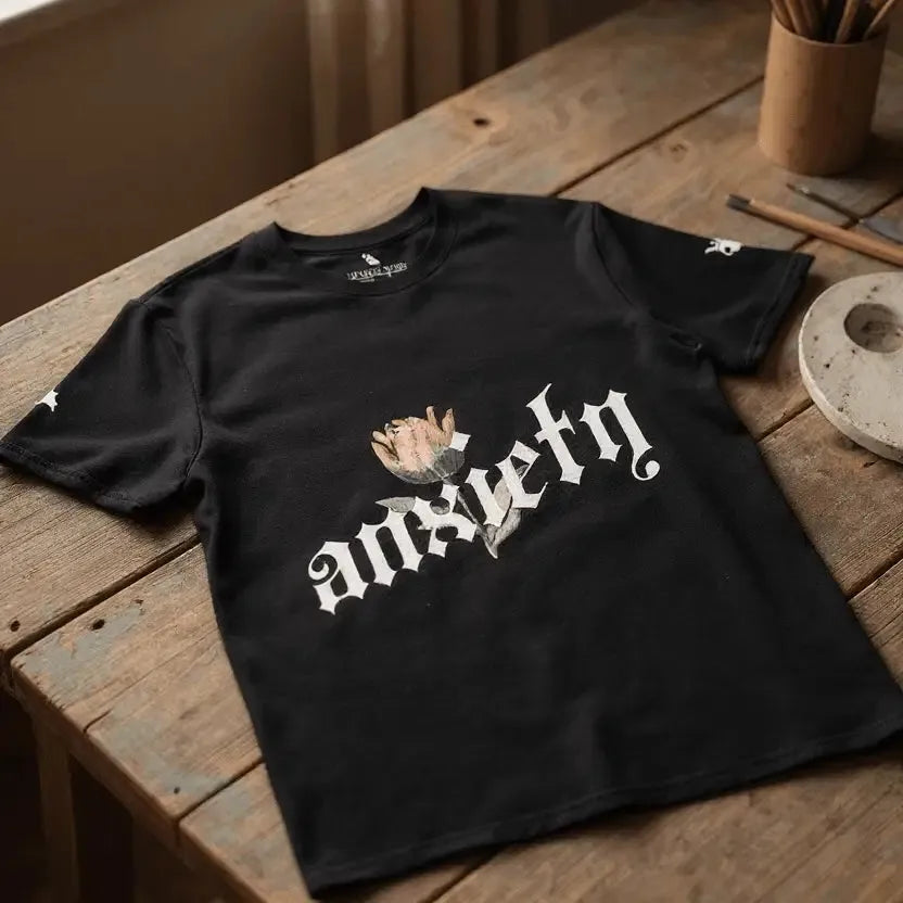 [Anxiety] Short - Sleeve Unisex T-Shirt - MorteNoir