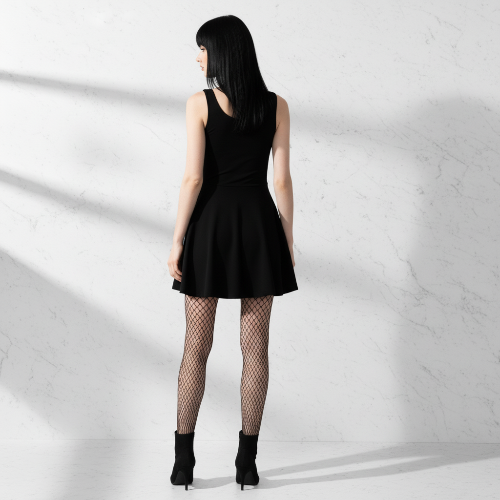 MorteNoir Skater Dress - Back View
