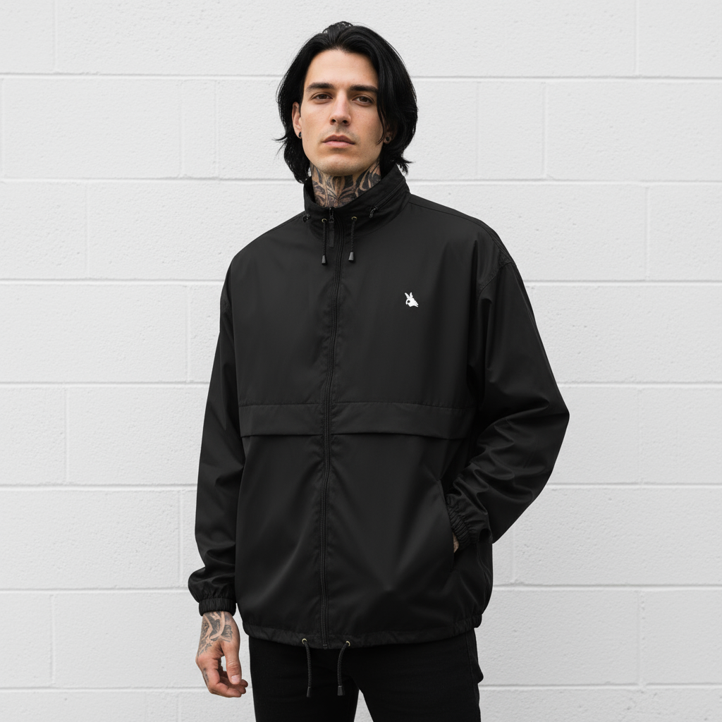 MorteNoir Storm Windbreaker - Male Front View