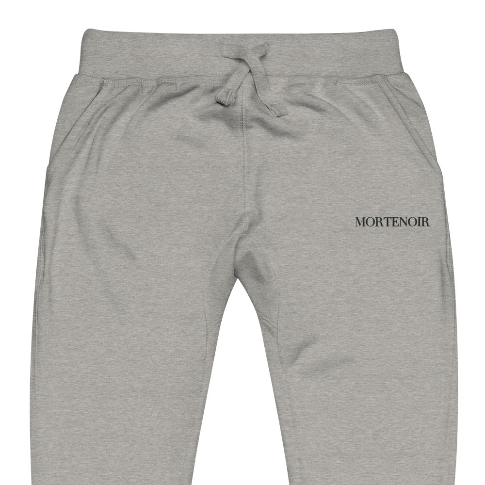 MorteNoir Dusk Premium Fleece Sweatpants - Tapered Loungewear - MorteNoir