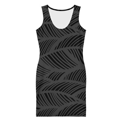 MorteNoir Eclipse Bodycon Dress - All - Over Print Statement Dress - MorteNoir