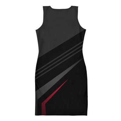 MorteNoir Siren Bodycon Dress - All - Over Print Statement Dress - MorteNoir