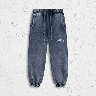 Realistic Flat Lay Mockup 2 - Snow Wash Jogged Sweatpants