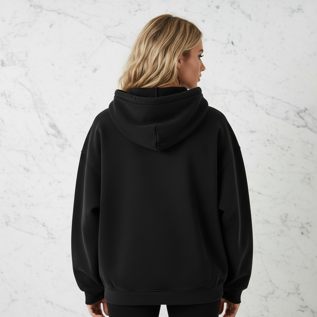 Rebellious British Female Model - Back