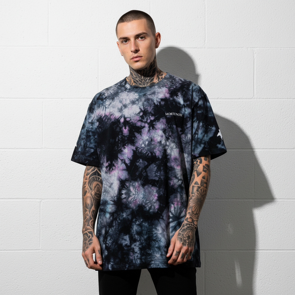 Shaka Wears X MorteNoir Phantom Tie-Dye Tee - Alternative Model