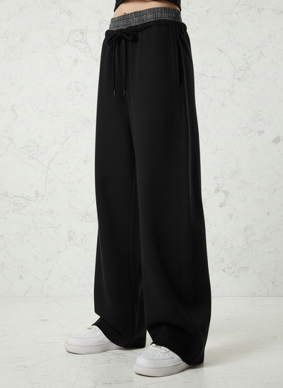 Side view with white stone background