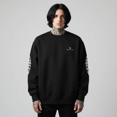 STREET Oversized Heavyweight Sweatshirt - Male Model Front View