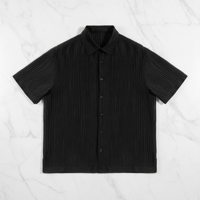 Tencel Jacquard Shirt - Flat Lay