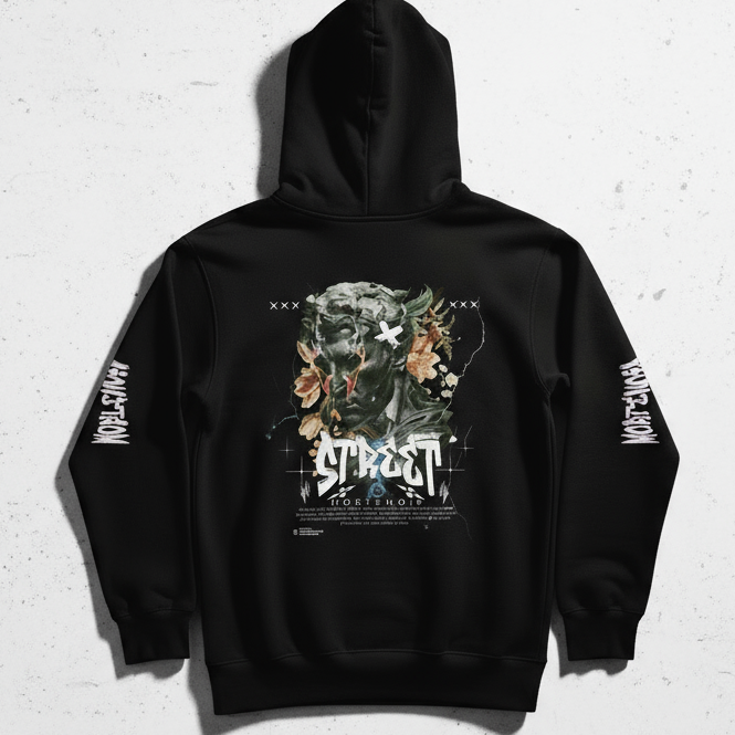 Void Hoodie Flat Lay